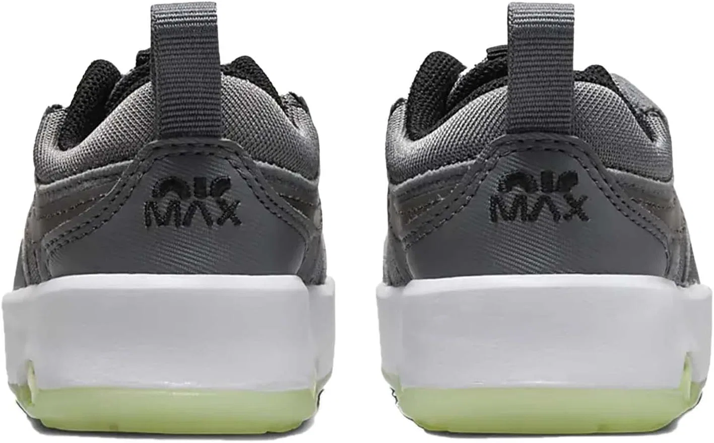 Детские кроссовки для мальчиков Nike Air Max Motif, Smoke Grey/Black/Barely Volt — фото 3