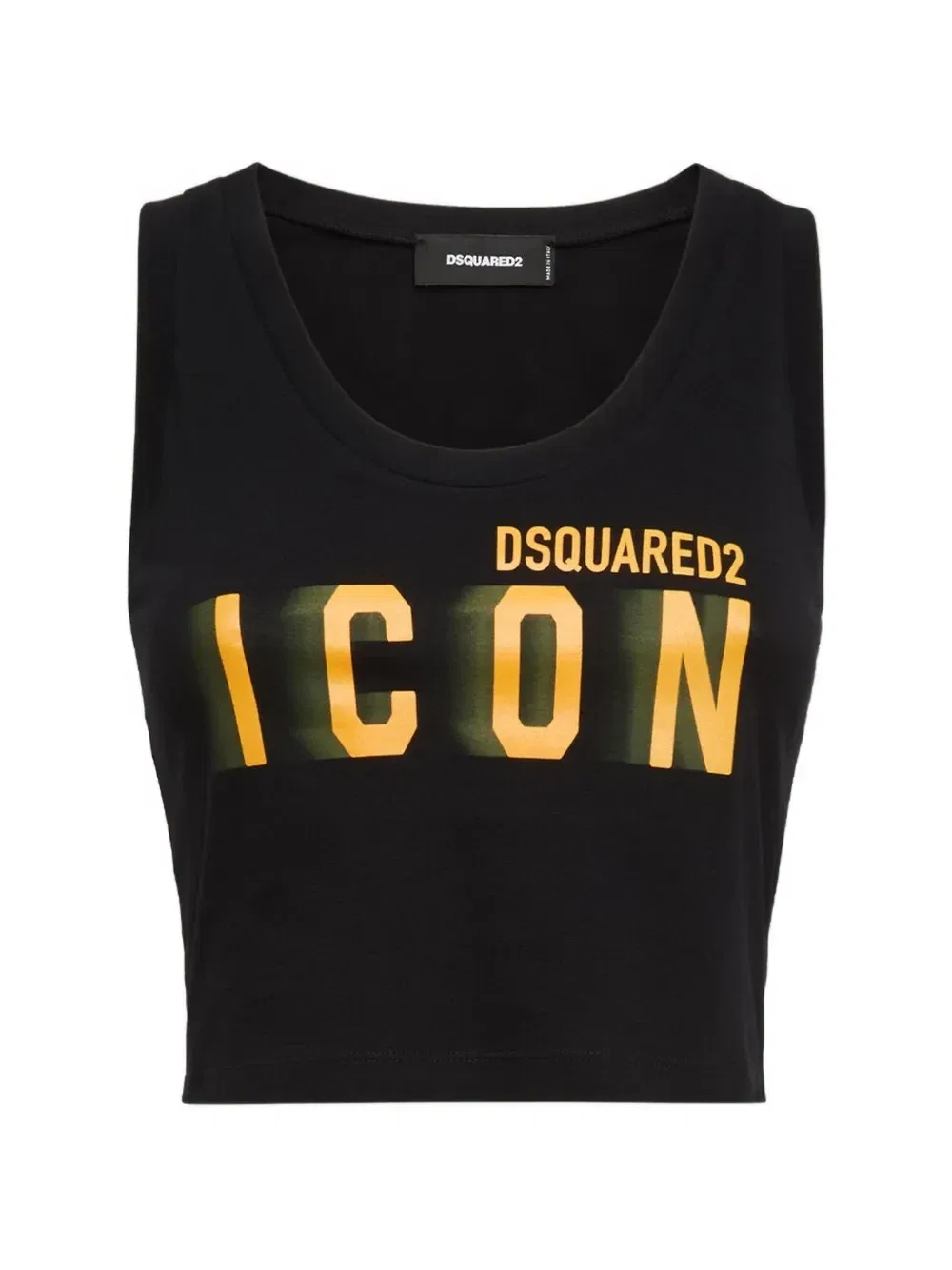 Кроп-топ Icon Blur Dsquared2, черный