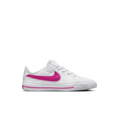 Кроссовки Nike Court Legacy, цвет White/Laser Fuchsia — фото 4