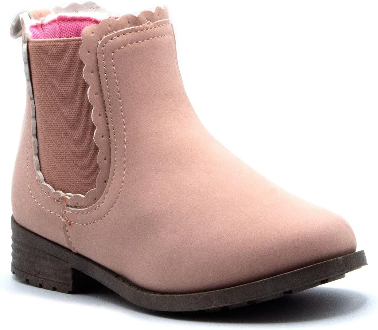 Детские ботинки для девочек с молнией Jazamé, Blush