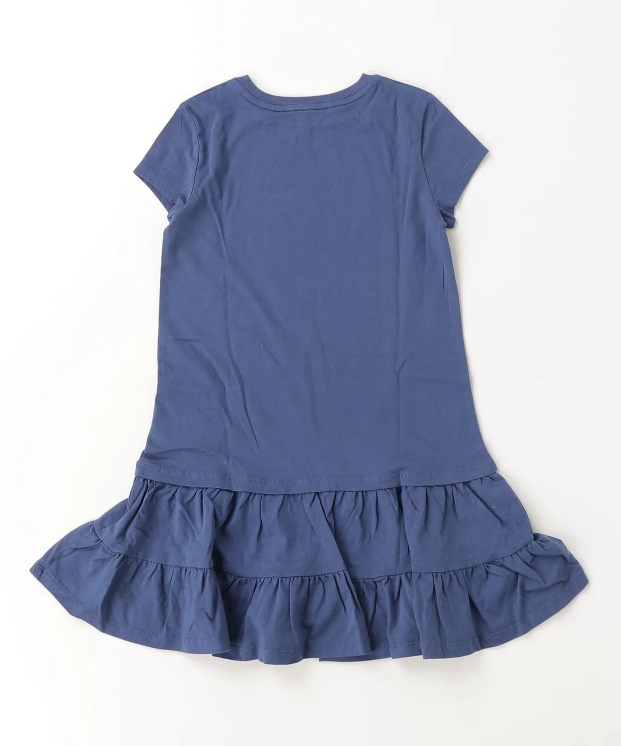 POLO RALPH LAUREN CHILDRENSWEAR Детское платье из хлопка с принтом Polo Bear Ralph Lauren, Navy — фото 4