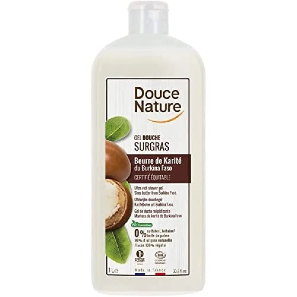 Крем-душ Douce Nature Overvette Skin Karite Olie, 1 л