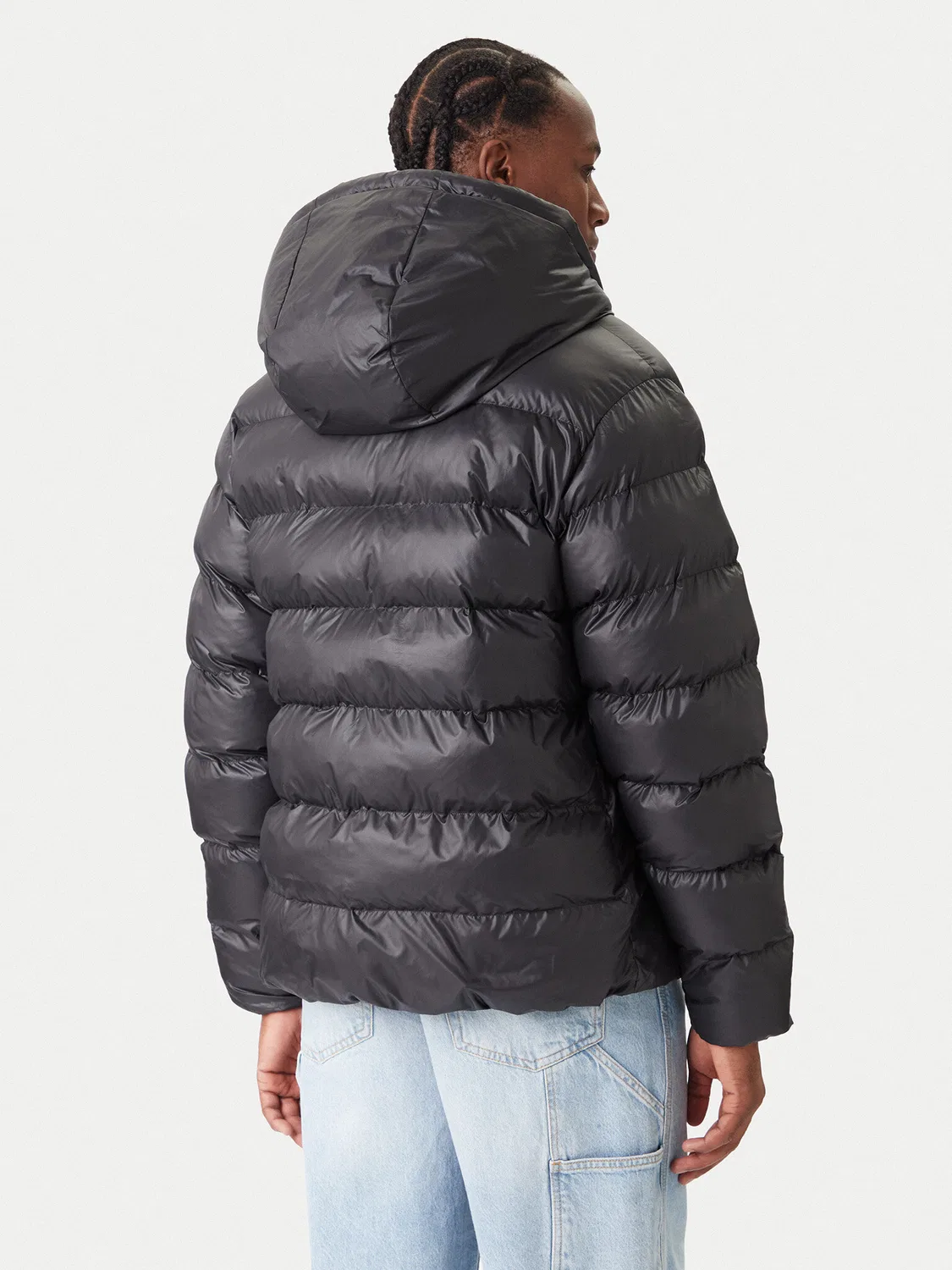 Мужская зимняя куртка стандартного кроя Essentials Climawarm Adidas, черный — фото 3