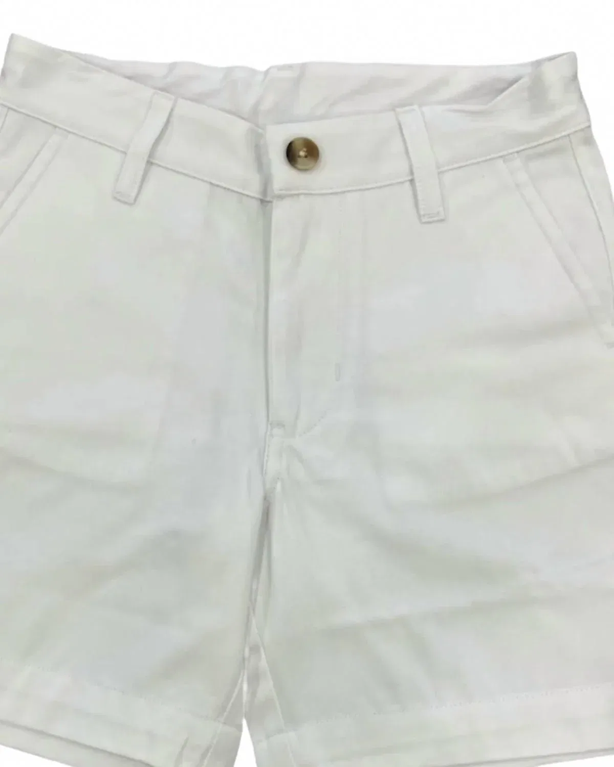 Детские шорты чиносы с имитацией пуговицы Charlie's Chinos The Beaufort Bonnet Company, Worth Ave White — фото 2