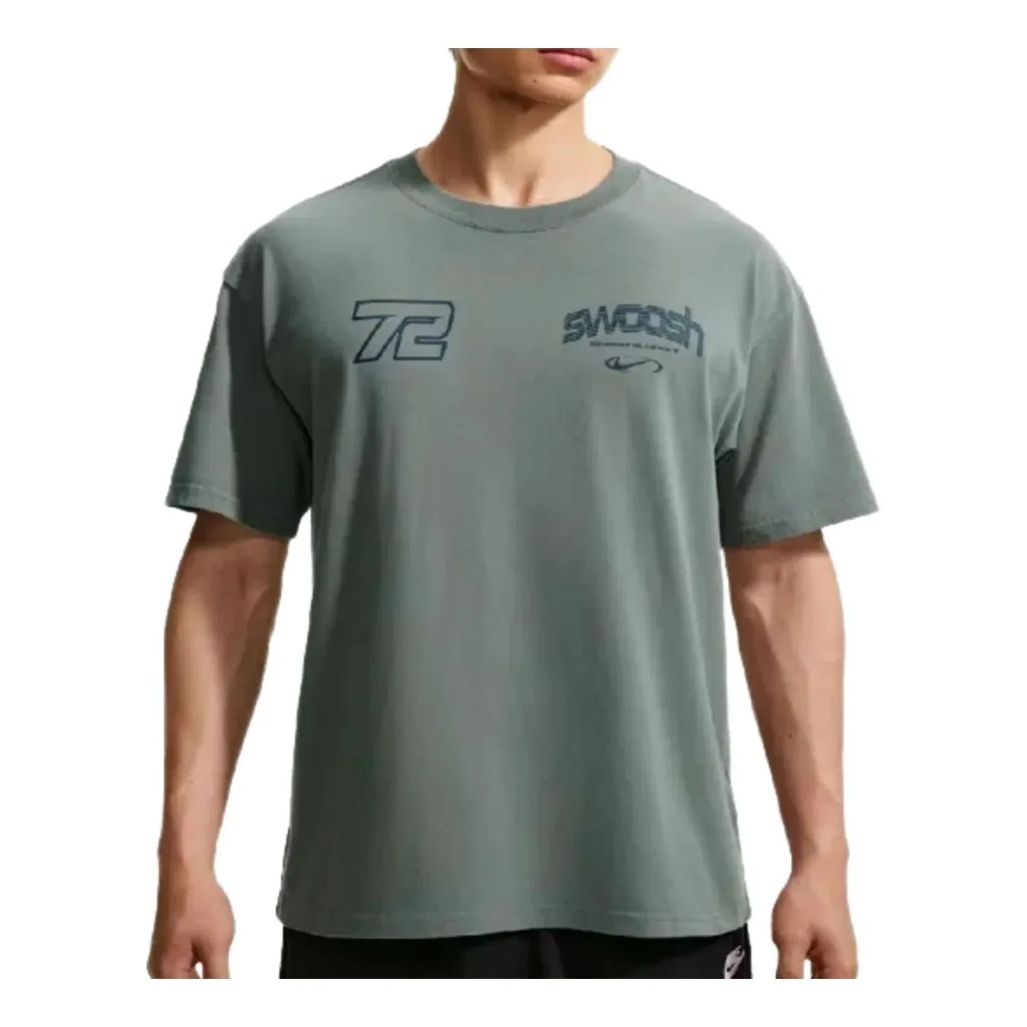 Мужская футболка T-Shirt Asia Sizing 'Green' Nike, зеленый