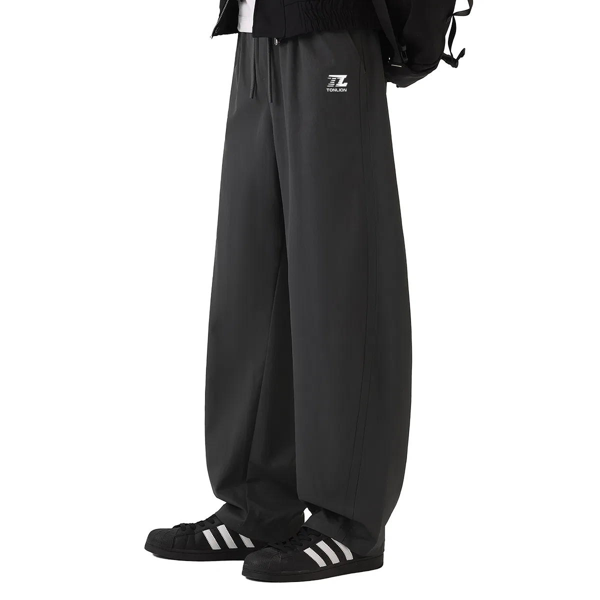 Детские брюки свободного кроя Tonlion, Dark Grey