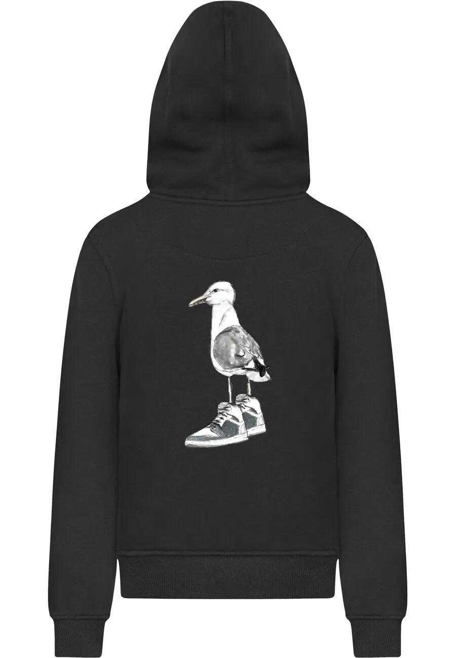 Толстовка Mister Tee 'The Seagull Sneakers Essential' черного цвета — фото 2