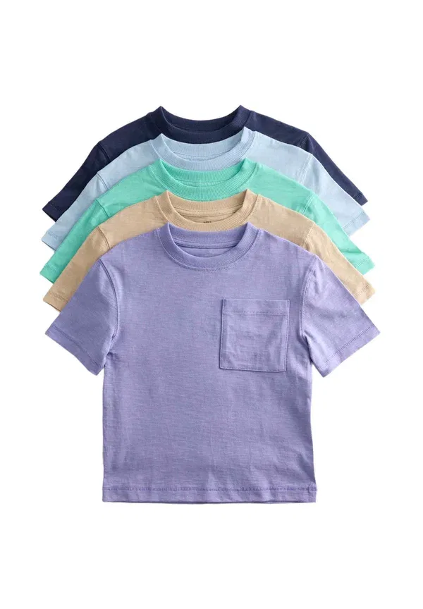 Футболка с круглым вырезом Basic t-shirt Marks & Spencer Mix, синий