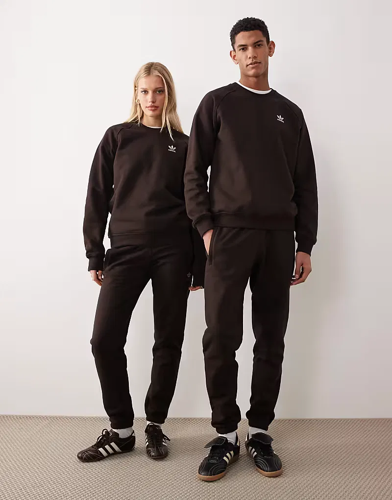 Базовая толстовка Adidas Originals, коричневый — фото 2