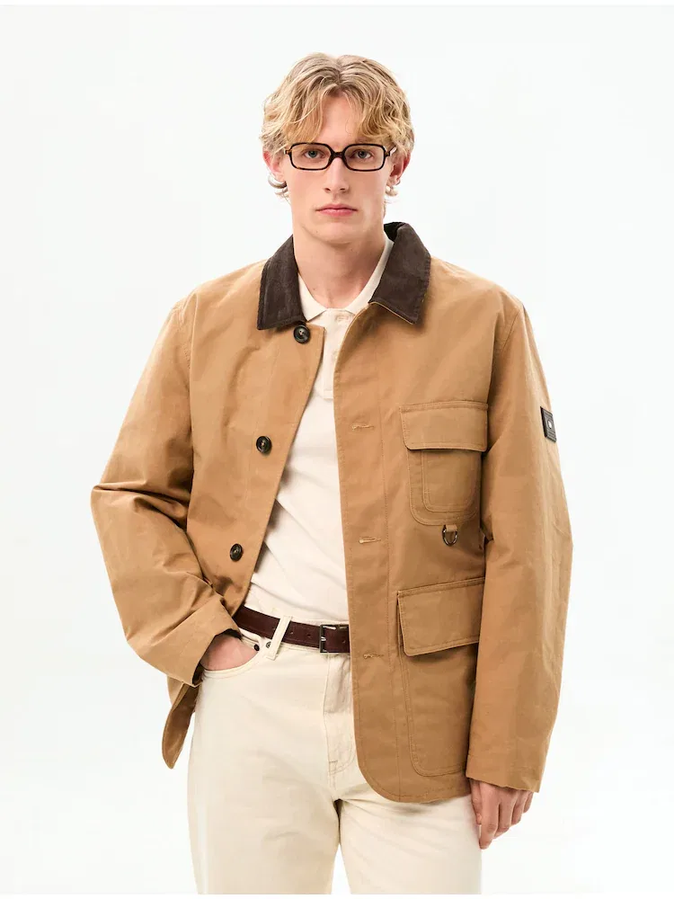 Куртка из вощеного хлопка TOMMY HILFIGER, Brown