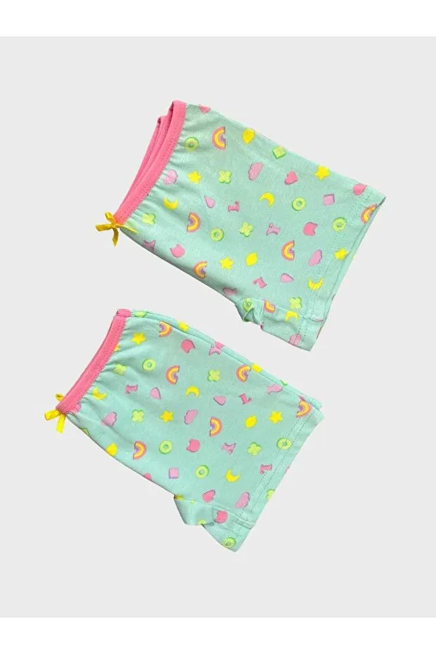 Детские боксеры для мальчиков с принтом Green Star Moon Elmas Kids, Green