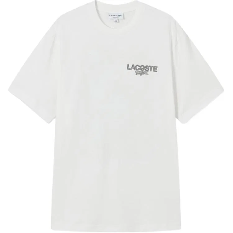 Мужская футболка с круглым вырезом, 70V/Ecru, LACOSTE — фото 3