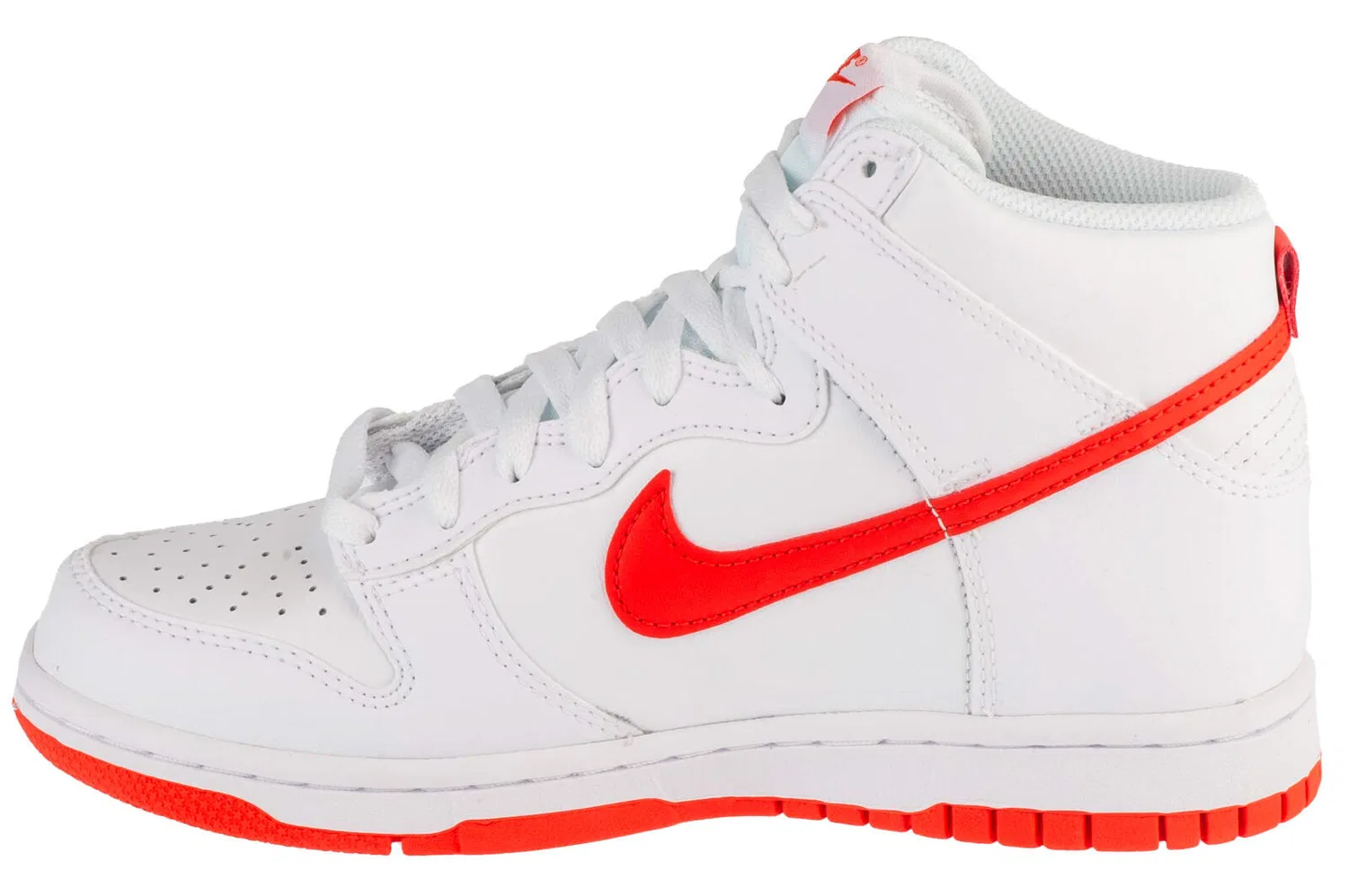 Детские кроссовки с высоким берцем Nike Dunk High, Weiß — фото 2