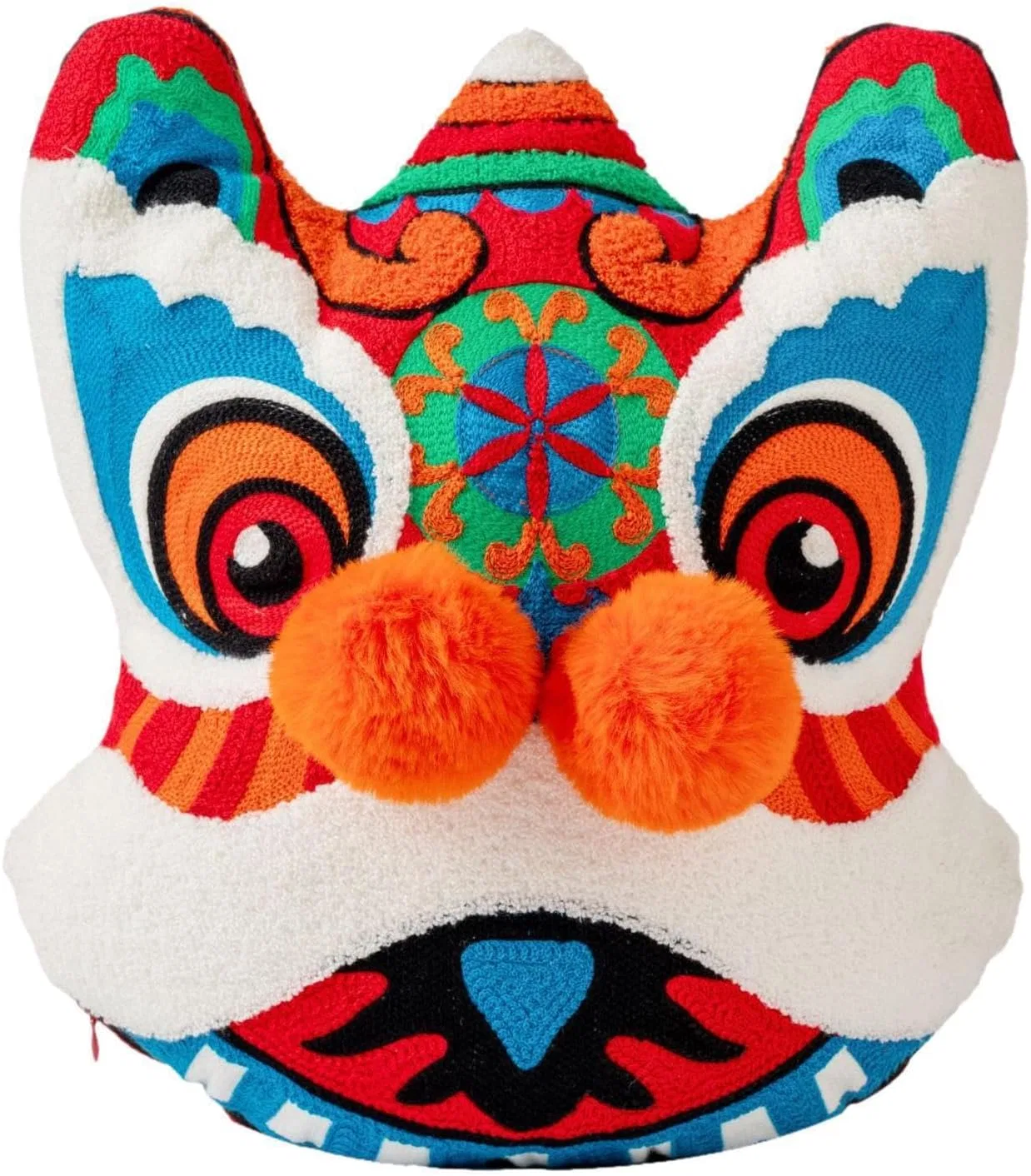 Декоративная подушка Lion Dance, rongweiwang, 38x40 см — фото 4