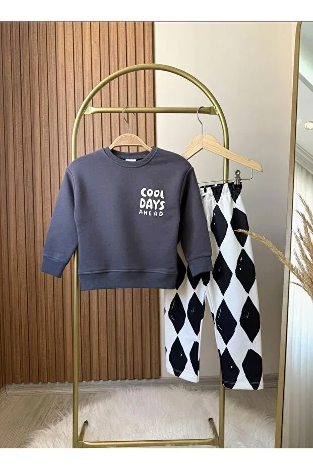 Детский спортивный комплект для девочек с принтом Young Hulohoopbaby, Multicolor — фото 3
