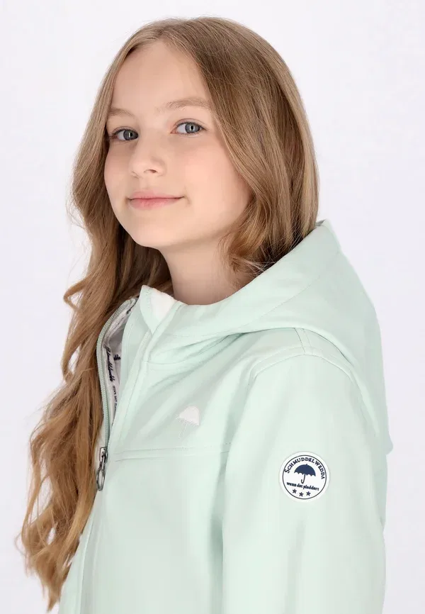 Куртка водонепроницаемая Waterproof jacket Schmuddelwedda, pastellmint — фото 4