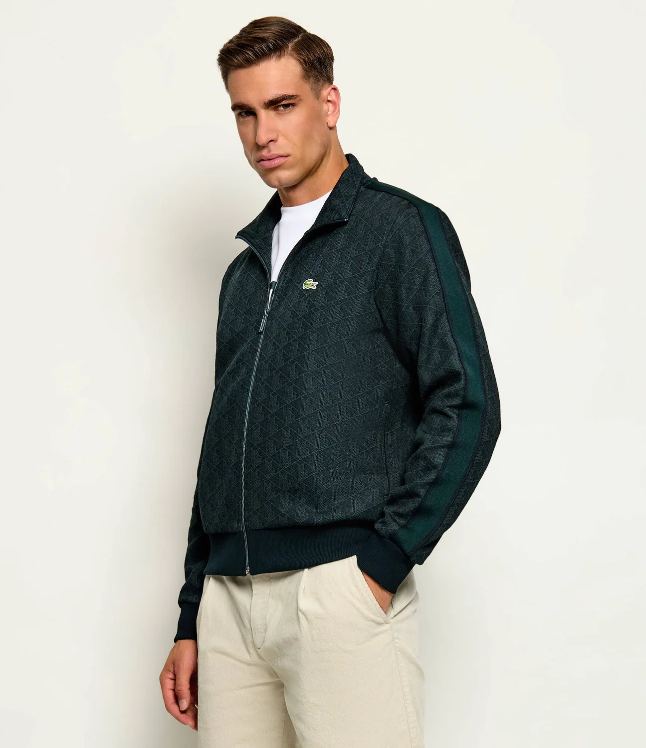 Свитшот с длинным рукавом Lacoste, Verde Bottiglia