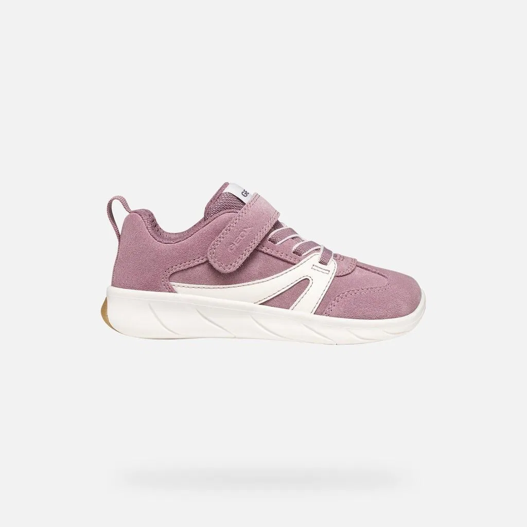 Детские кроссовки для мальчиков с анатомической колодкой Geox Foot-Run, Altrosa Weiss — фото 2