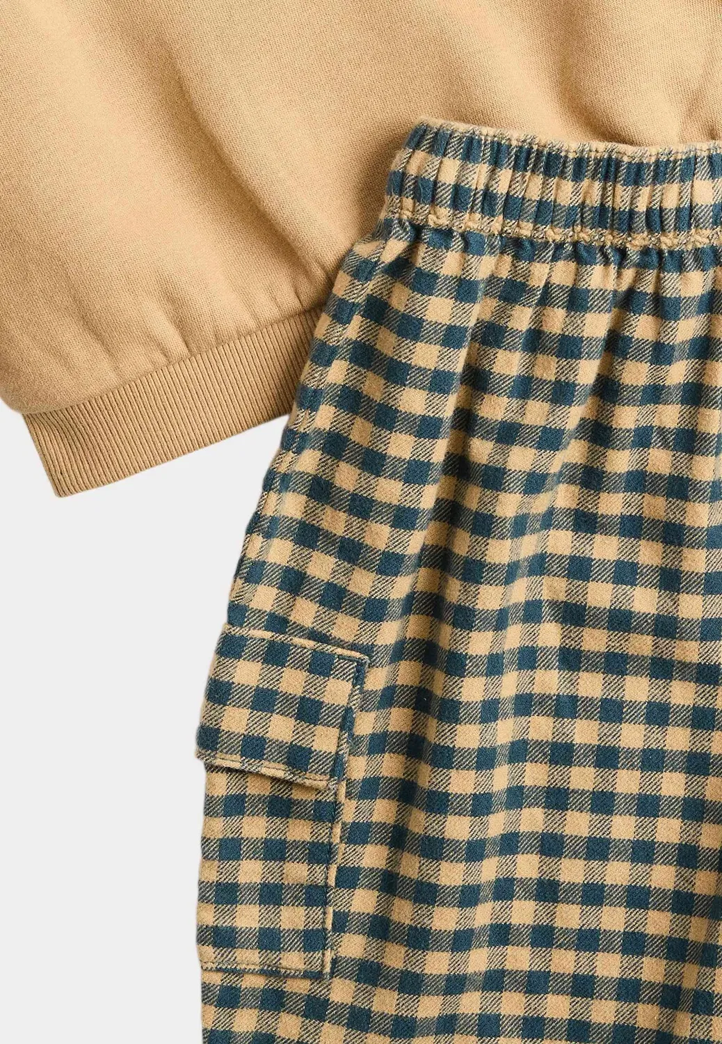 Комплект унисекс - толстовка Marks & Spencer, Brown Mix — фото 2