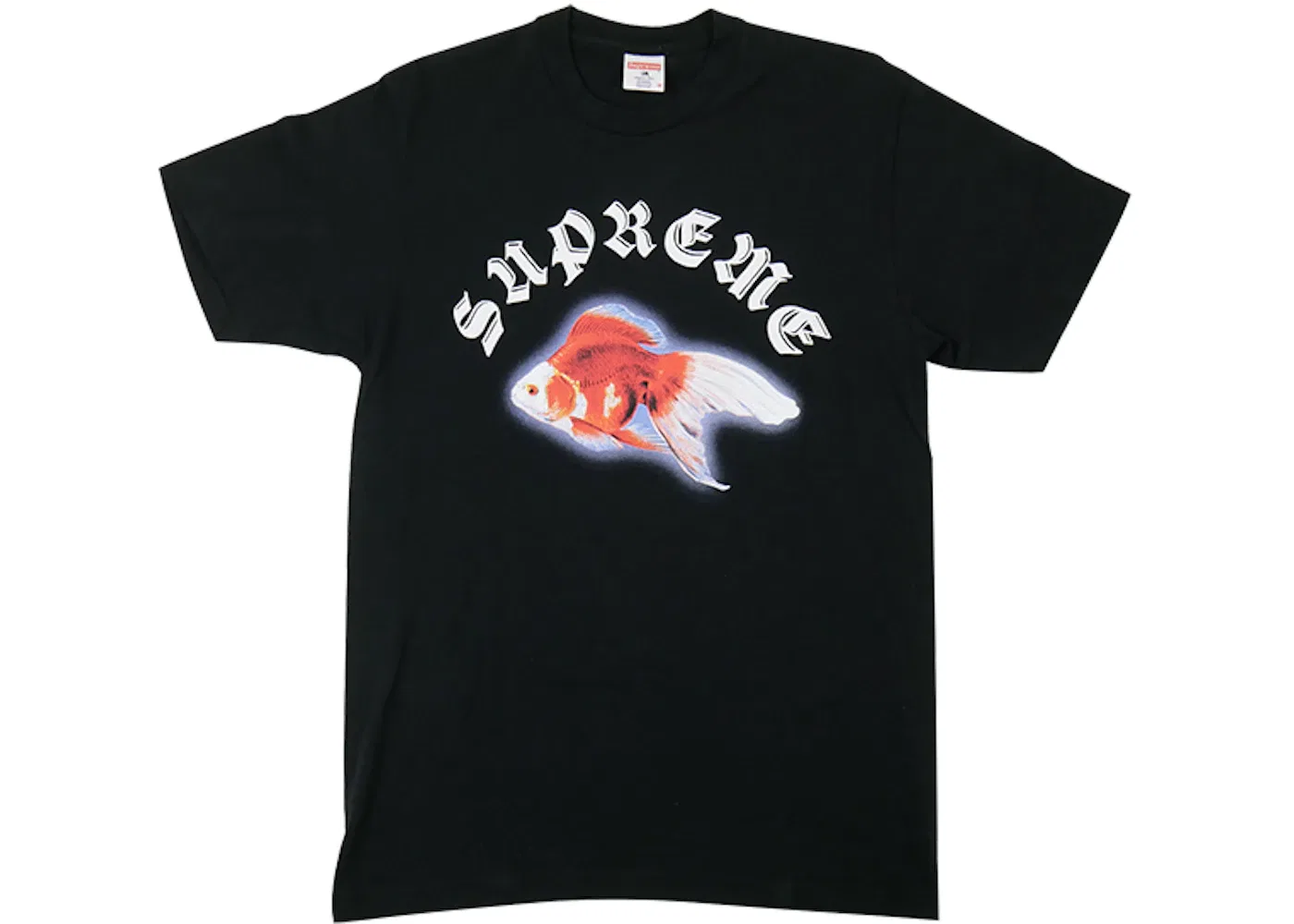 Мужская футболка с принтом Supreme Sasquatchfabrix Goldfish Tee, Black