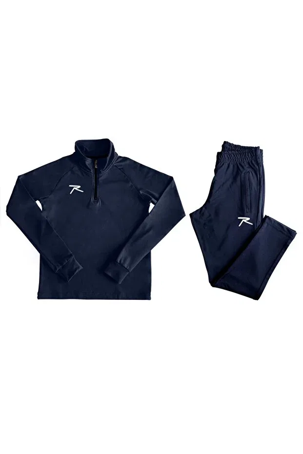 Детский спортивный костюм для девочек с длинным рукавом Raru, Navy Blue