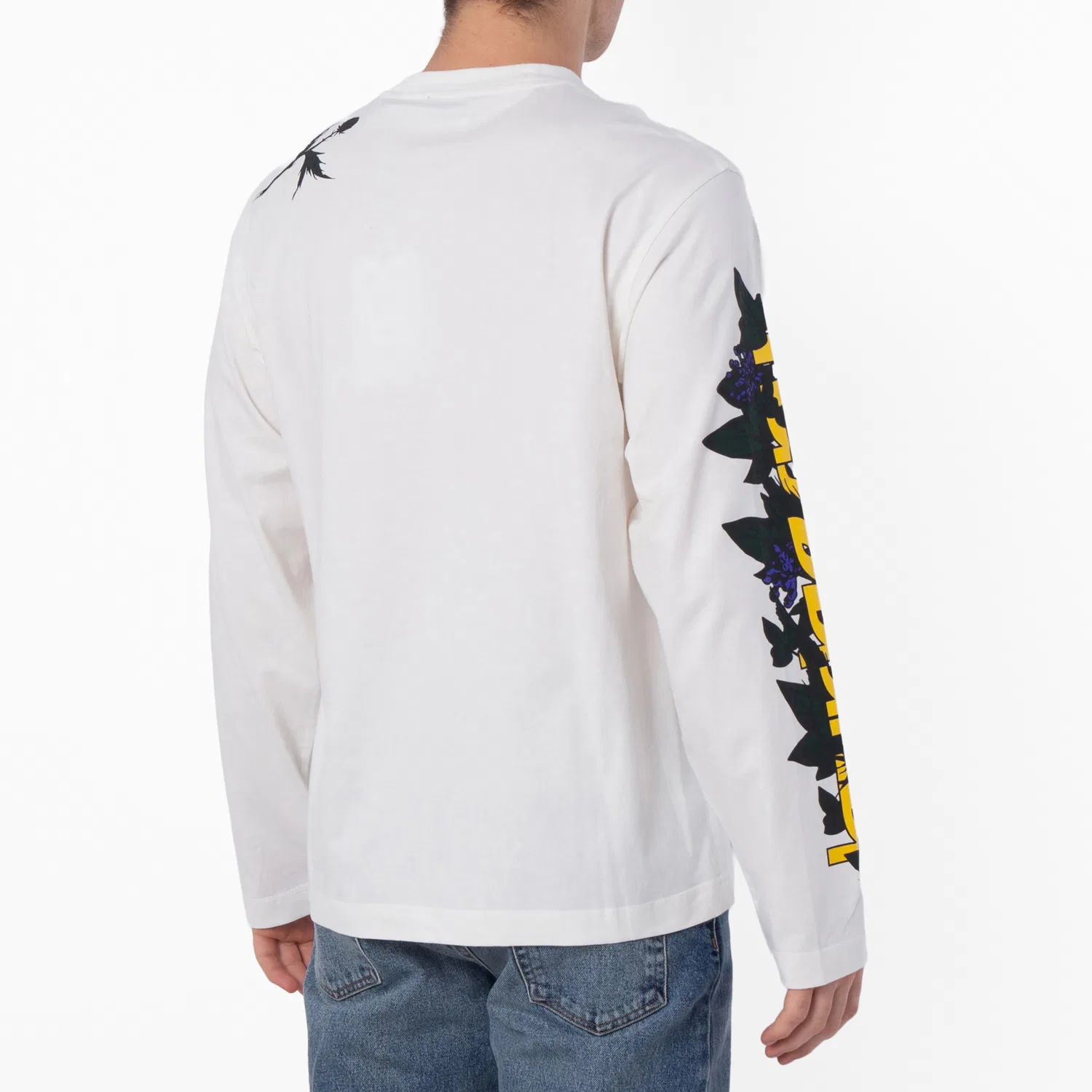 Футболка с длинным рукавом Ivy Logo Cotton Long-Sleeved Top Burberry, Salt — фото 4