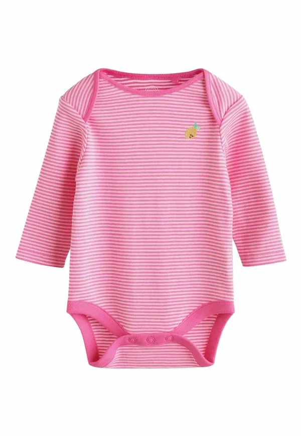 Боди с длинным рукавом, 5 шт, Regular fit, Next, pink, розовый — фото 4