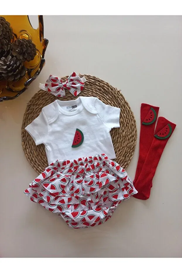 Детский комплект для девочек с принтом Watermelon Patterned Grande Home, Watermelon