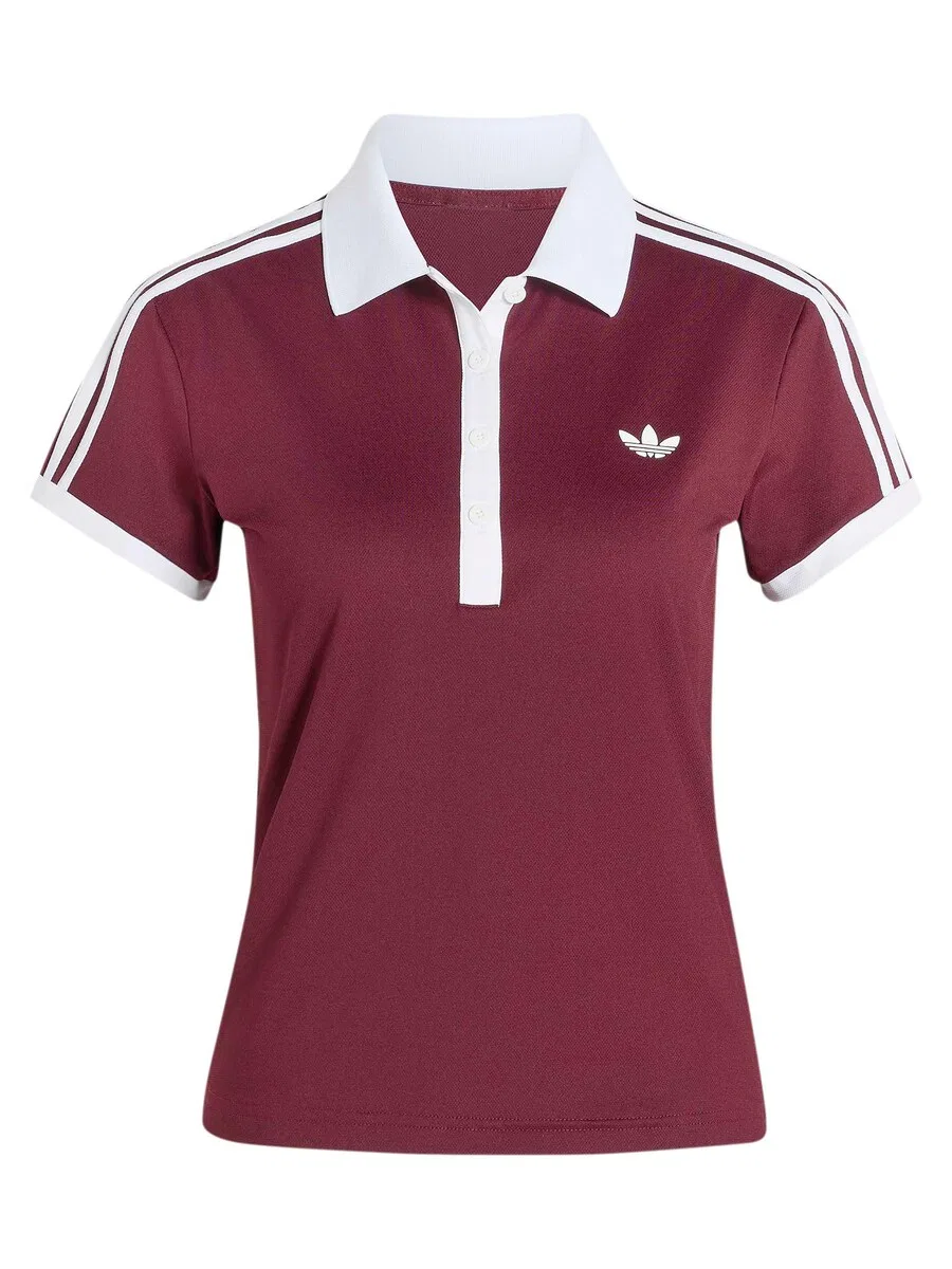Спортивная футболка ADIDAS PERFORMANCE Performance Shirt 'CLASSICS' винно-красного цвета