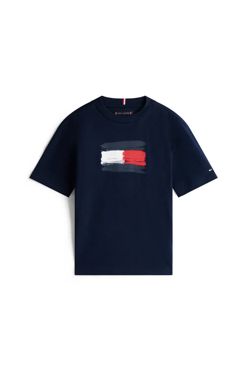 Футболка с принтом Flag Archive Tee Tommy Hilfiger, Blue — фото 4