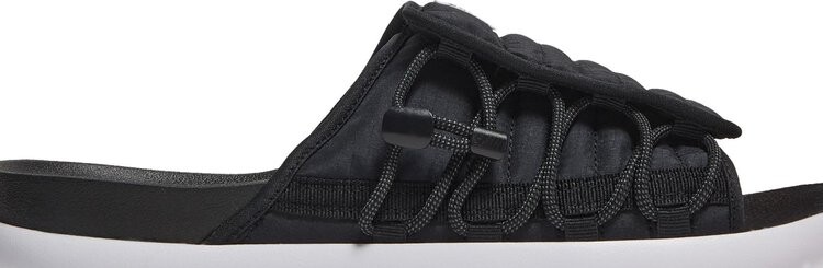 Сандалии Nike Asuna 2 Slide 'Black White', черный — фото 3
