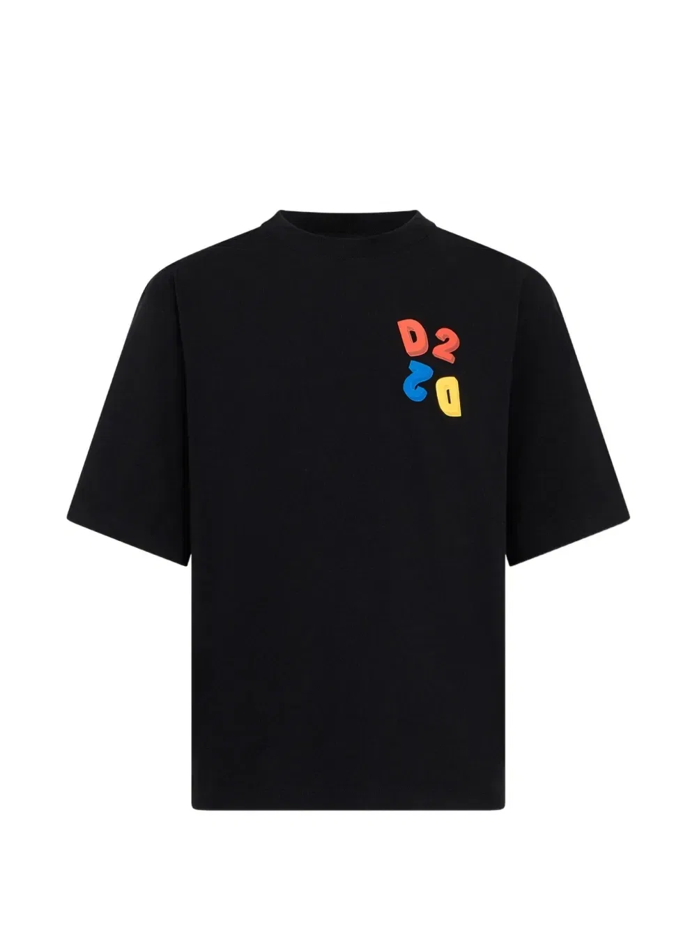 Футболка 2 Upside own свободного кроя Dsquared2, черный