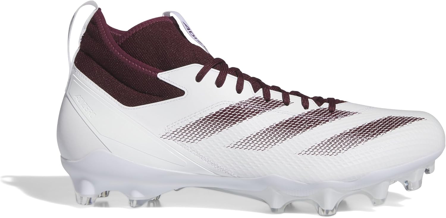 

Мужские футбольные бутсы Adidas Adizero Impact Premier, белый/бордовый