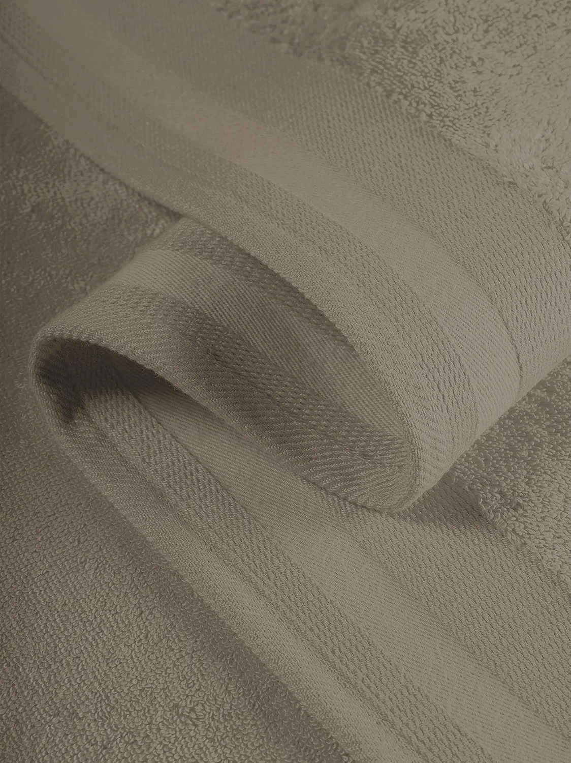 Махровая салфетка для лица De Witte Lietaer, 6 шт, 16x22 см, Taupe — фото 3
