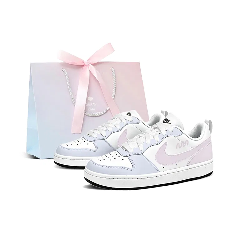 Детские скейтборд-кроссовки Nike Court Borough с низким верхом, Sky Blue