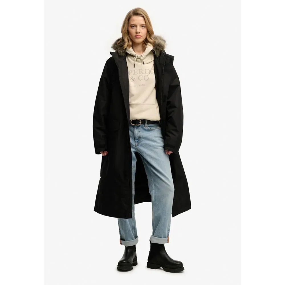 Куртка дождевик Everest Superdry, черный — фото 3