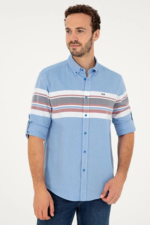 Мужская рубашка с длинным рукавом U.S. Polo Assn., 168389 — фото 3