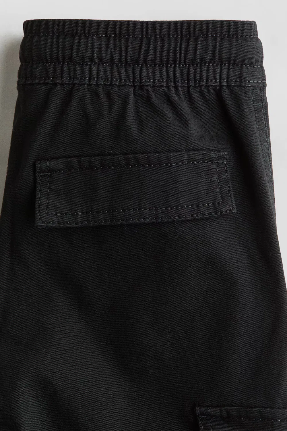 Хлопковые спортивные брюки-карго H&M, Schwarz — фото 2