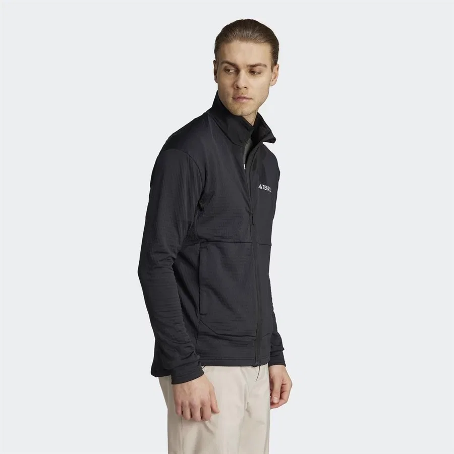 Куртка-флис с полной застежкой-молнией Terrex Multi Light Fleece Full-Zip Jacket adidas, Черный