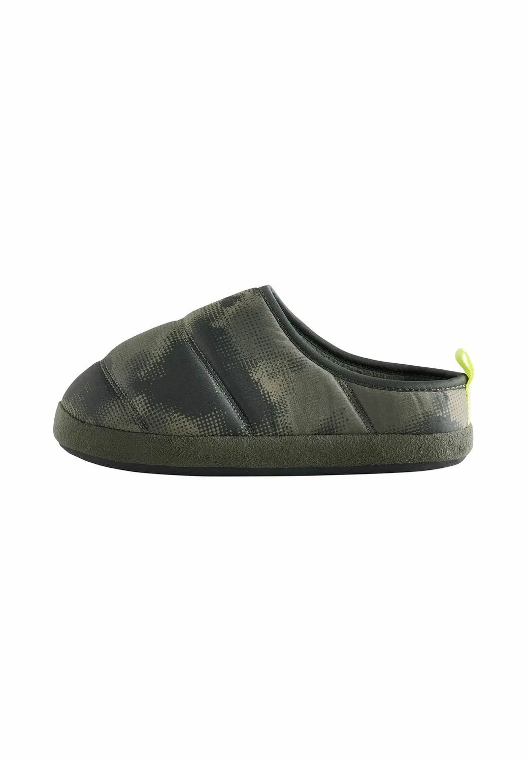 Универсальный крой - теплые мюли на подкладке - домашние тапочки Next, Khaki Camo
