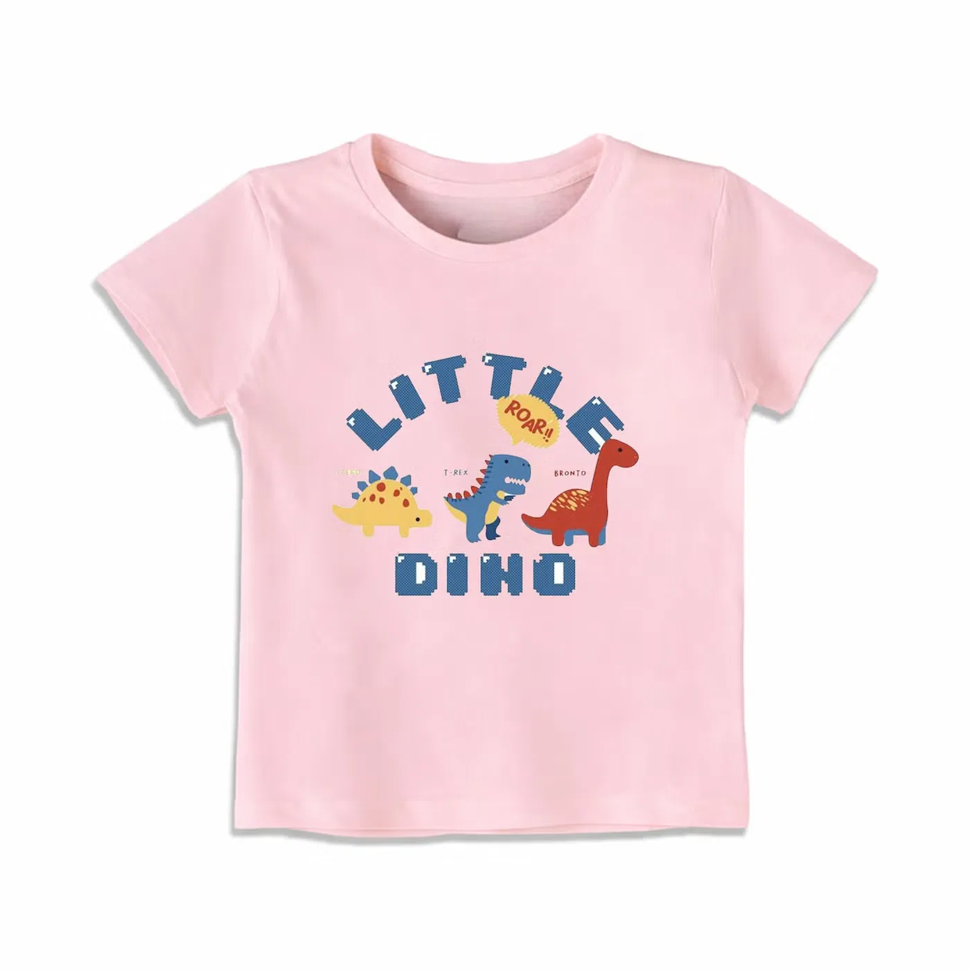 Футболка с принтом динозавров Little Dino Roar Yoo Street, розовый
