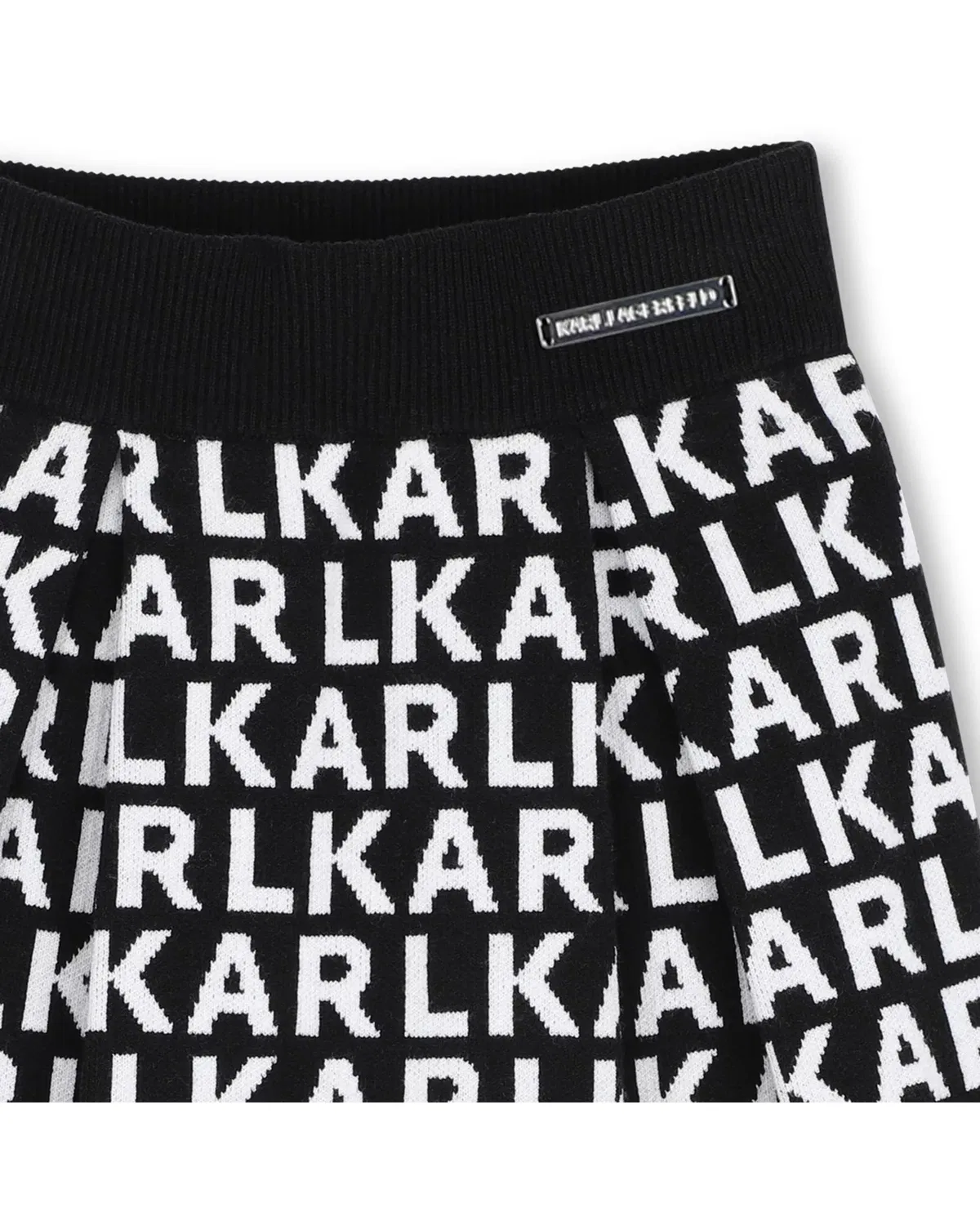 Детская юбка для девочек с принтом Karl Lagerfeld Kids, Multicolor — фото 2
