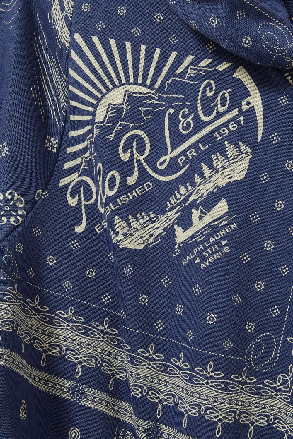 Худи с бандана-принтом Polo Ralph Lauren — фото 3