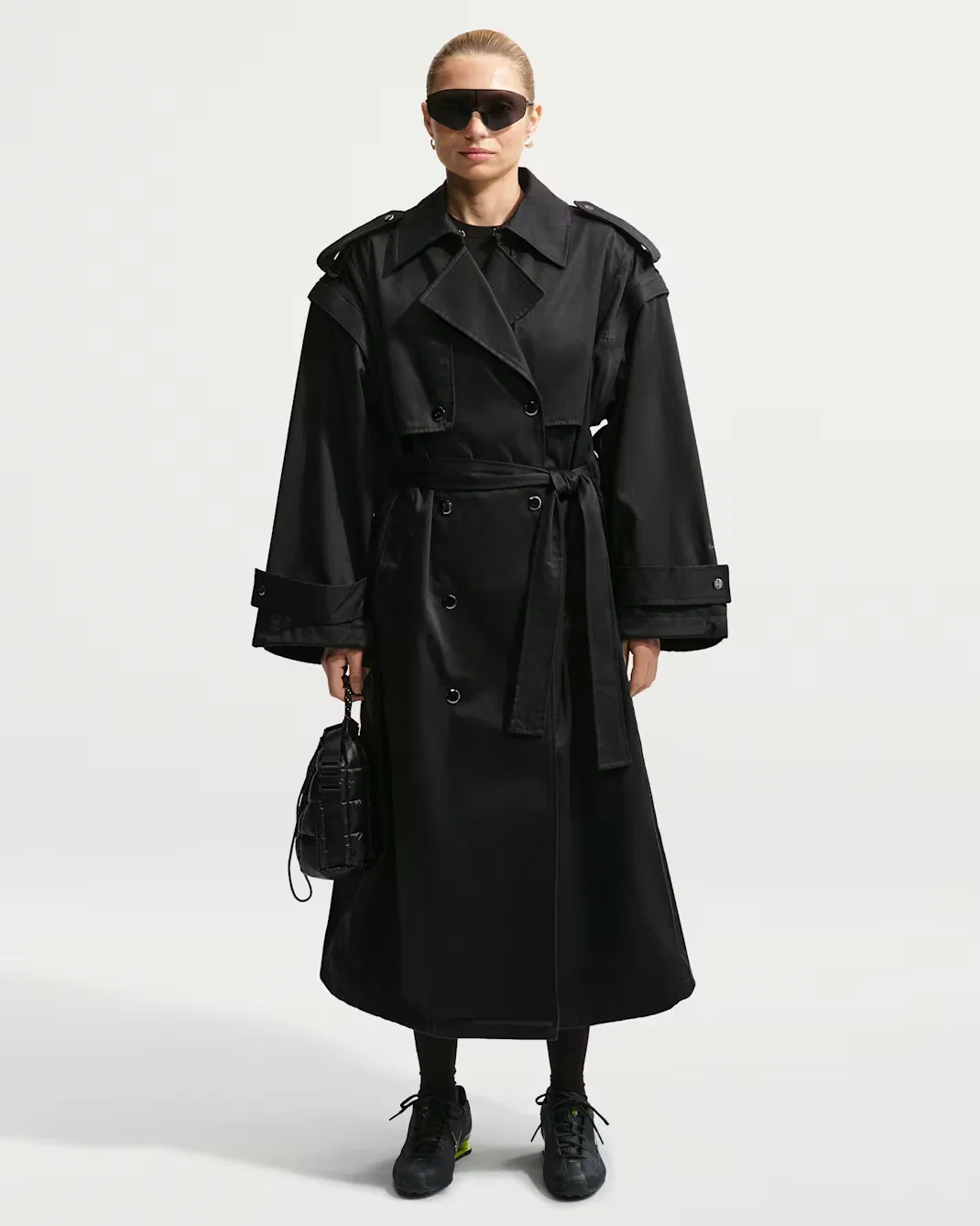 Женский тренч Nike Sportswear Airreverent, Black/Black/Black