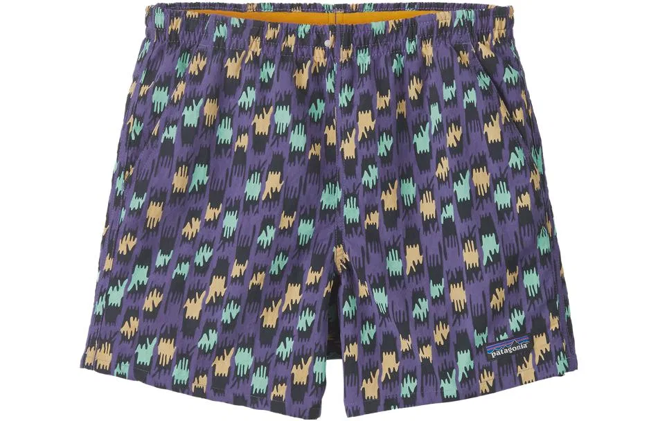 Женские шорты с принтом Patagonia Baggies, Purple/IHPE