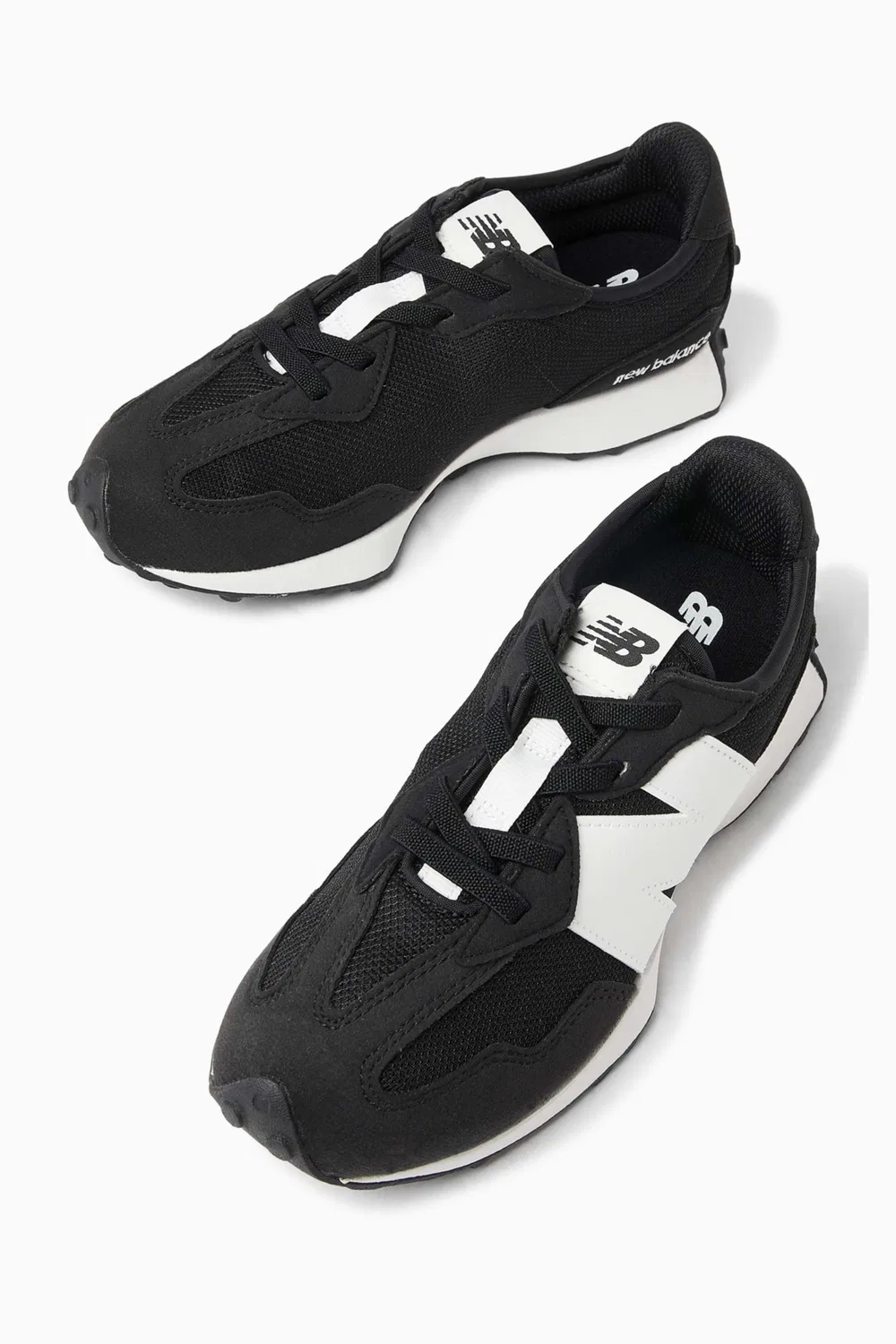 Кроссовки из кожи и сетки 327 New Balance — фото 2