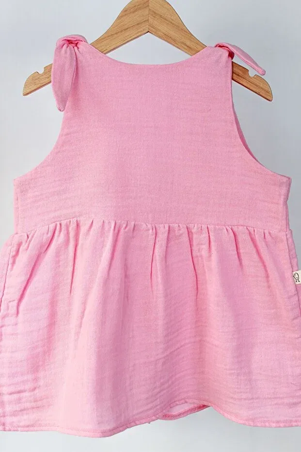 Детское платье для девочек хлопковое O&G Collection, Pink