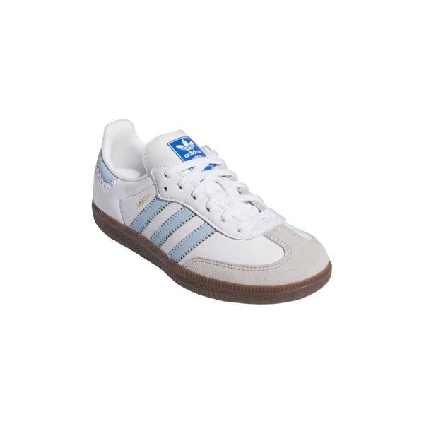 Кроссовки samba og 'cloud white sky blue' Adidas, белый — фото 3