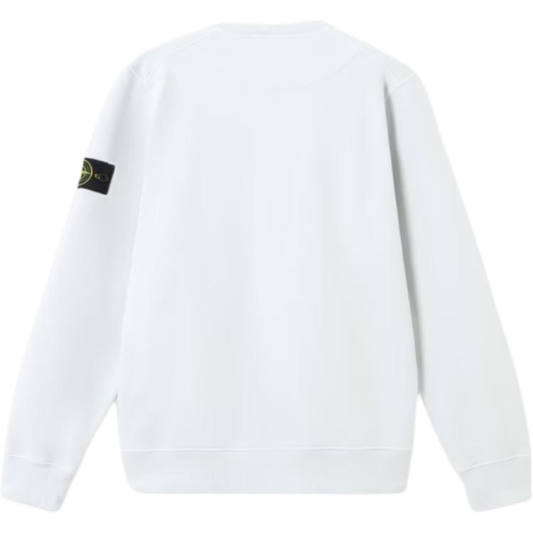 Свитшот с круглым вырезом STONE ISLAND, sky синий — фото 3