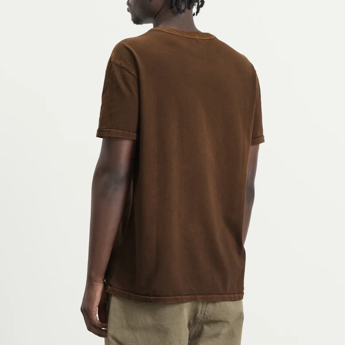 Футболка хлопковая с принтом Authentic Logo Polo Ralph Lauren, Copper Brown — фото 3